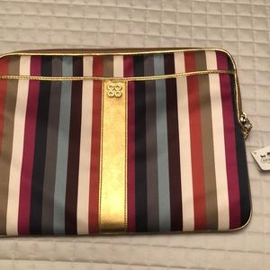 Coach legacy stripe computer case